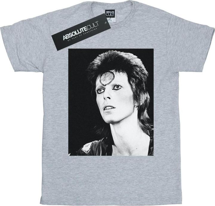 Produktbild David Bowie Ziggy Looking TShirt Mädchen (140, 146)