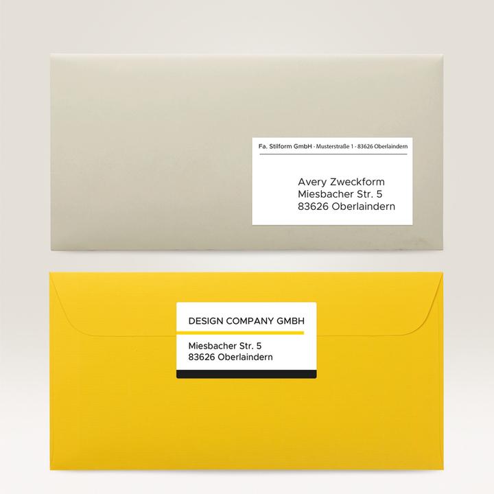 Actual product image Avery Address labels
