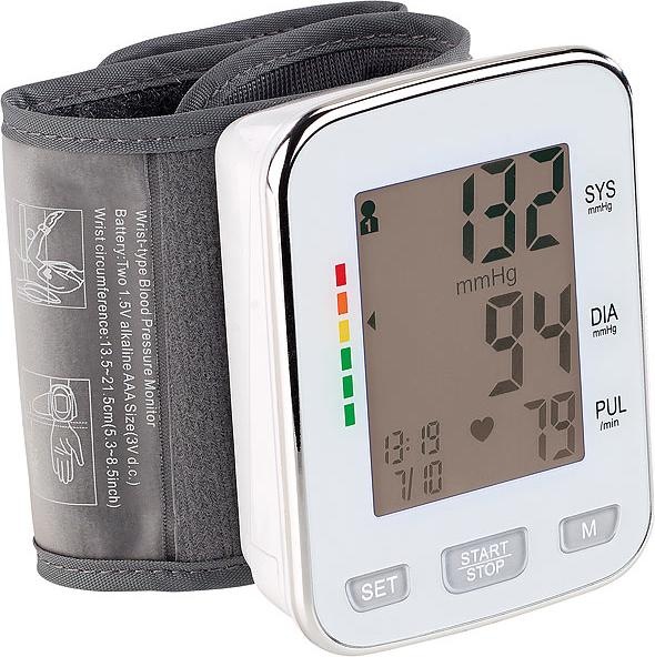 Actual product image Newgen medicals Wrist blood pressure monitor, XL display, WHO standard (Blood pressure monitor wrist)
