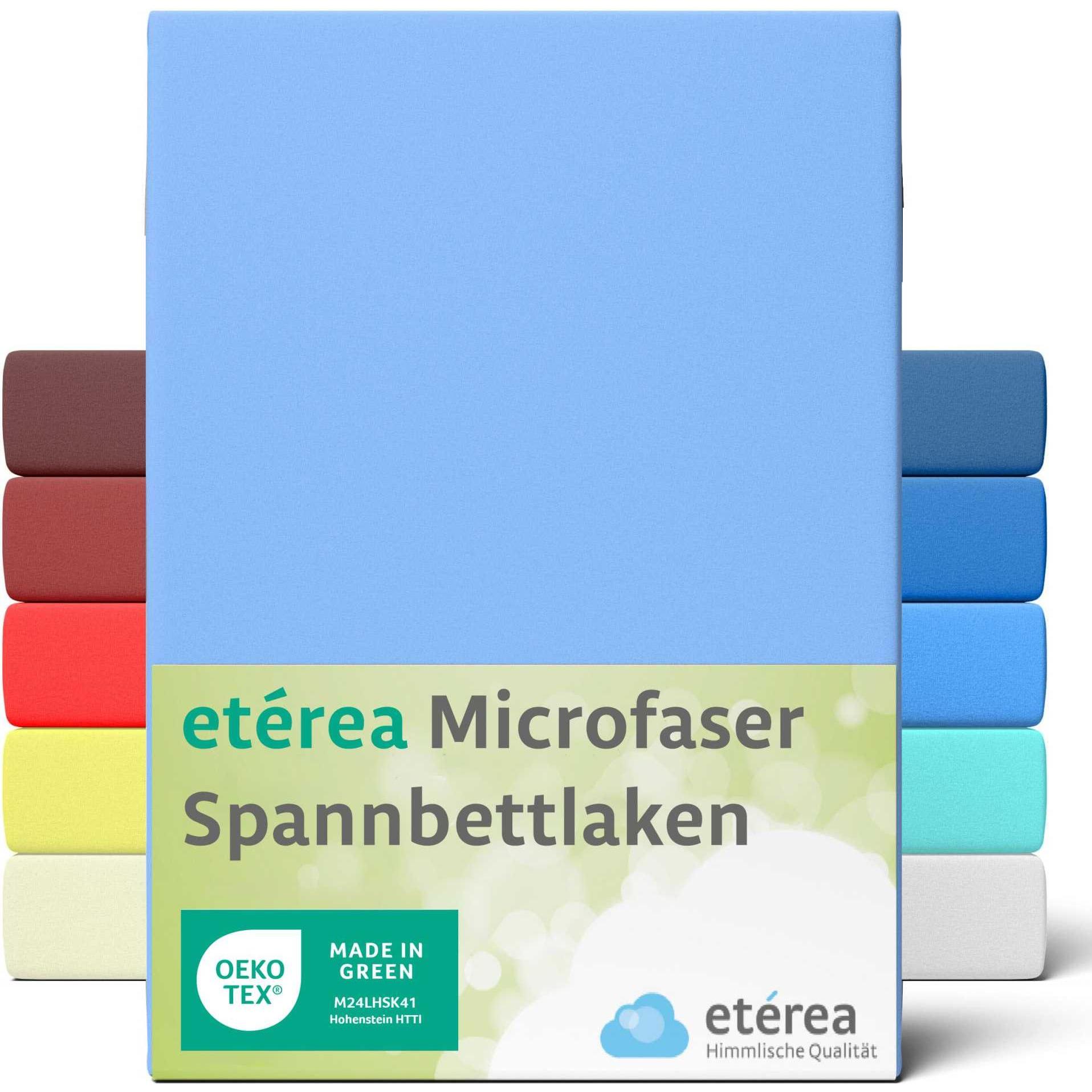 Etérea, Fixleintuch, Microfaser Jersey Spannbettlaken (60 x 120 cm, 70 x 140 cm)