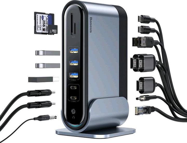 Produktbild Baseus CAHUB-DG0G (USB-C, 1 Port)