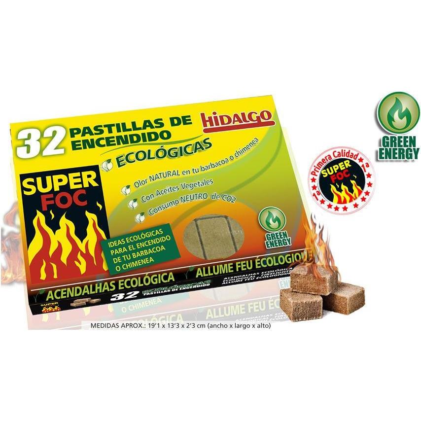 Super Foc, Accendifuoco, Pack 32 unit. ecological tablets 08100.