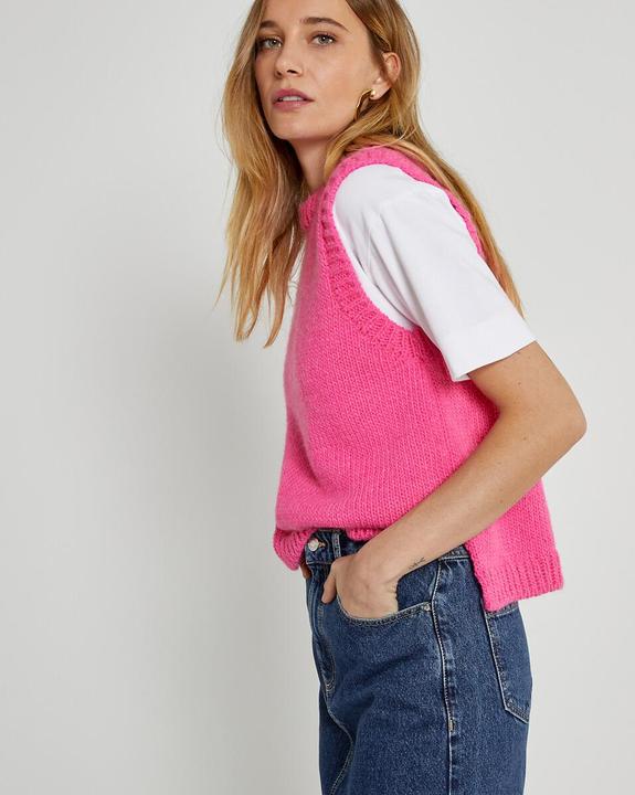 Produktbild La Redoute Collections Pullunder mit rundem Ausschnitt (L)