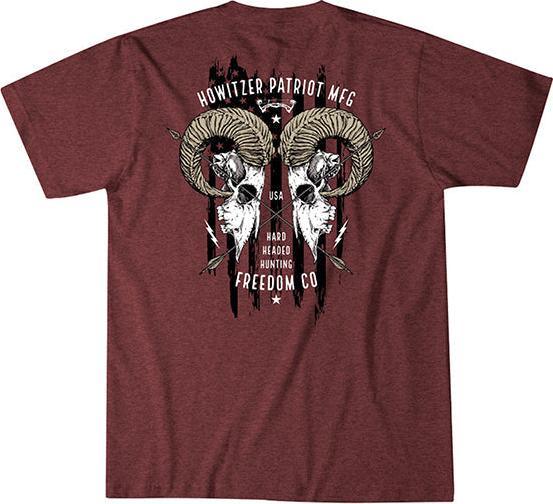 Immagine prodotto Howitzer T-Shirt LETHAL, burgundy heather (XL)