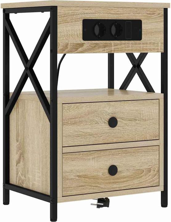 Produktbild vidaXL Moderner Nachttisch (40 x 31 x 60 cm)