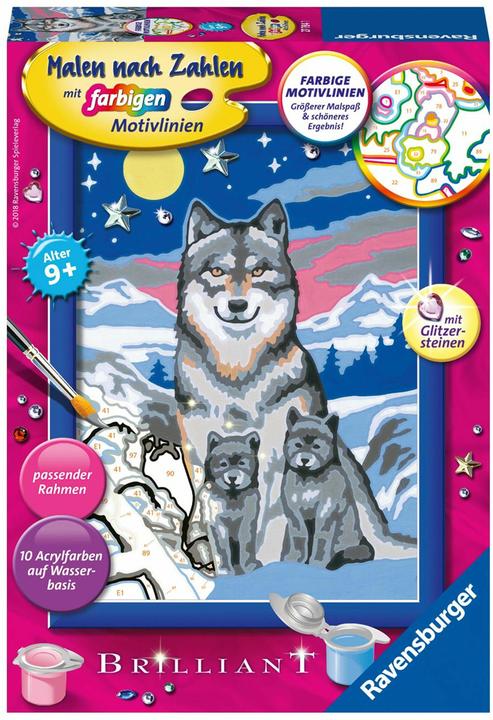 Actual product image Ravensburger Cute wolf family