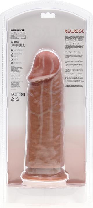 Actual product image RealRock Extra Thick Straight without Balls 9 / 23 cm - Tan