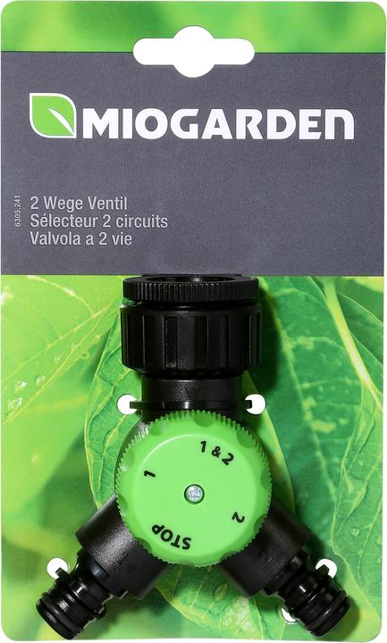 Actual product image Miogarden 2-way shut-off valve