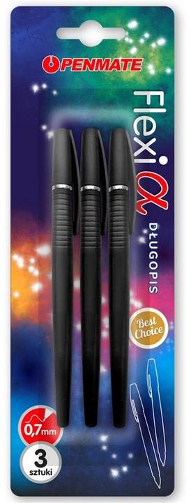 Produktbild Penmate Flexi Alpha Stift schwarz 3 Stück (Schwarz, 3x)