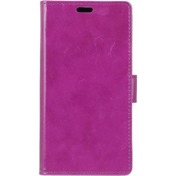 Thumbnail - MU Classic Crazy Horse Leder Bookcover Series (Xiaomi Redmi 8A), Smartphone Hülle, Violett