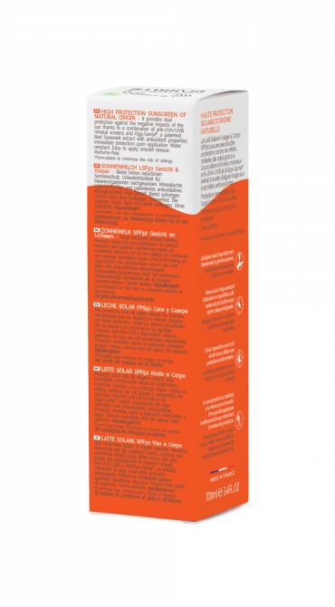 Image du produit Laboratoires de Biarritz Lait solaire (Lait solaire, SPF 50, 100 ml, 168 g)
