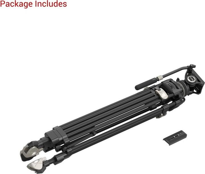 Productafbeelding SmallRig 3989 Heavy-Duty Koolstofvezel Video Statief Kit FreeBlazer (Metaal, Koolstof, Plastic)