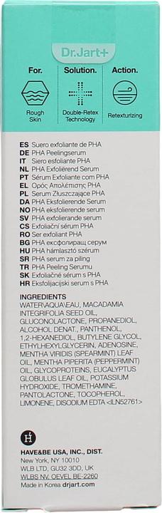 Actual product image Dr. Jart+ Dr.Jart+ Pore Remedy PHA Exfoliating Serum (30 ml)