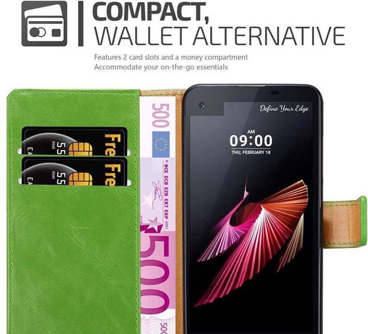 Actual product image Cadorabo Book Luxury Cover (LG X Screen)