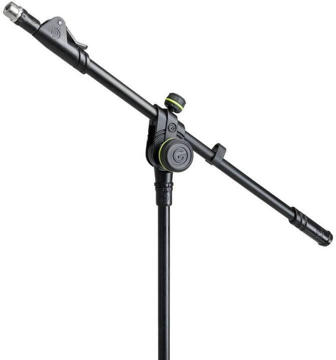 Produktbild Gravity MS 4222 B - Mikrofonständer Kurz mit Dreibein-Klappfuss und 2-Punkt Ausziehgalgen, Schwarz