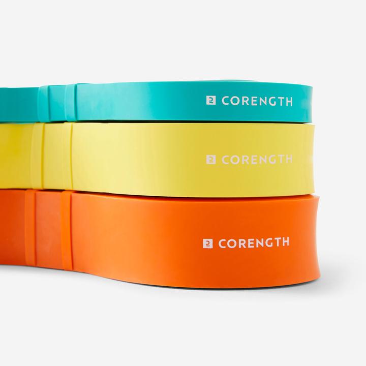 Produktbild Corength Fitness Band Trainingsband 3er-Set 15 kg + 25 kg + 35 kg (1.04 m)