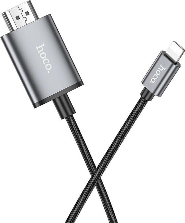 Actual product image Hoco Lightning — HDMI (type A) (2 m, HDMI)