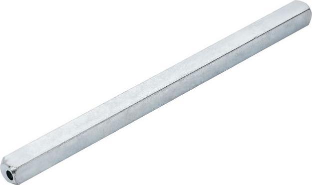 Tige carrée massive percée des deux côtés