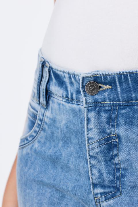 Image du produit Laurasøn Jean coupe Flared, 5 poches, en polyester recyclé (42)