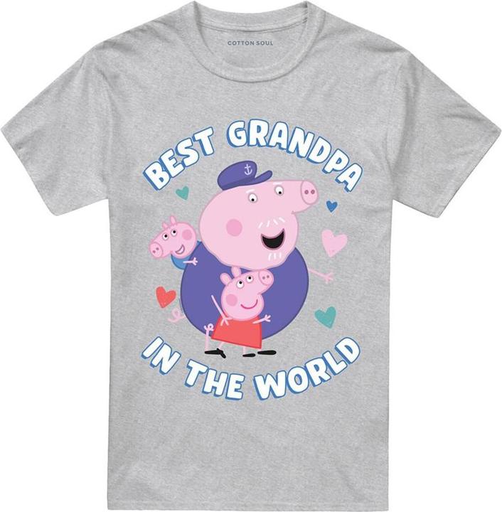 Produktbild Peppa Pig Best Grandpa In The World TShirt (4XL)