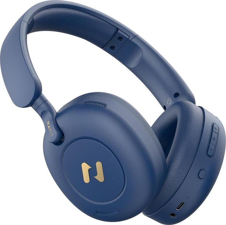 Actual product image Havit H655BT PRO (blue) (ANC, 80 h, Wireless)