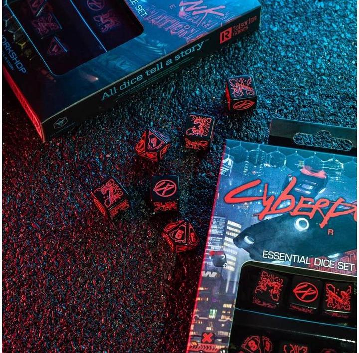 Produktbild Q Workshop SCPE06 - Cyberpunk Rot: Night City Essential Set