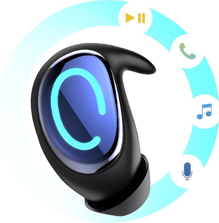 Produktbild Avizar Schlaf Ohrhörer Mono BT ultra dünn ENC (6 h, Kabellos)