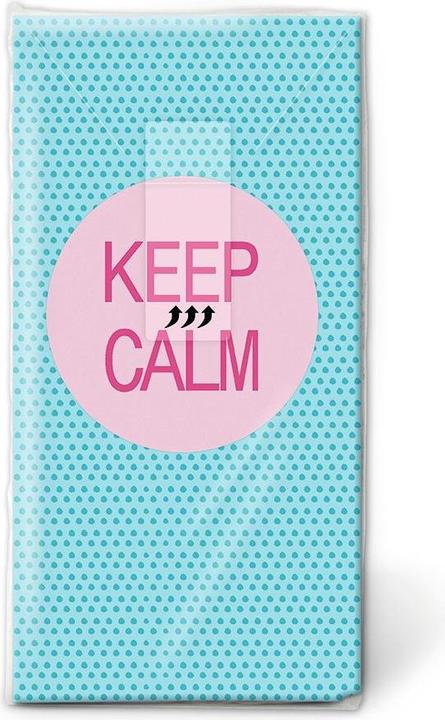 Actual product image Paper + Design Taschentücher Keep calm 10 Stück