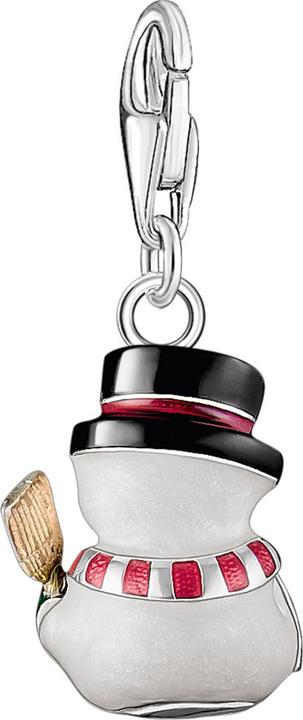 Produktbild Thomas Sabo Schneemann-Charm (Kaltemail, Recyceltes 925 Silber)