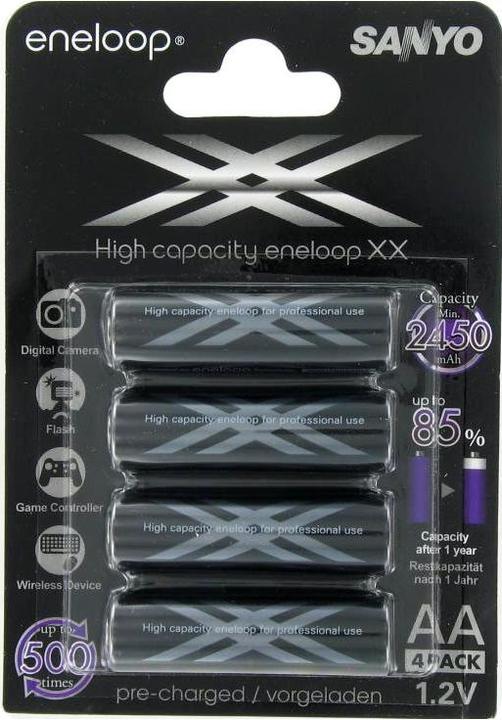Actual product image Panasonic Eneloop Pro and AccuCell battery box (8 pcs., AA, 2500 mAh)