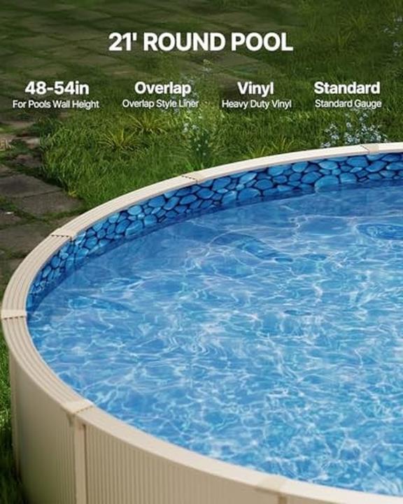 Actual product image Vevor Round Pool Liner