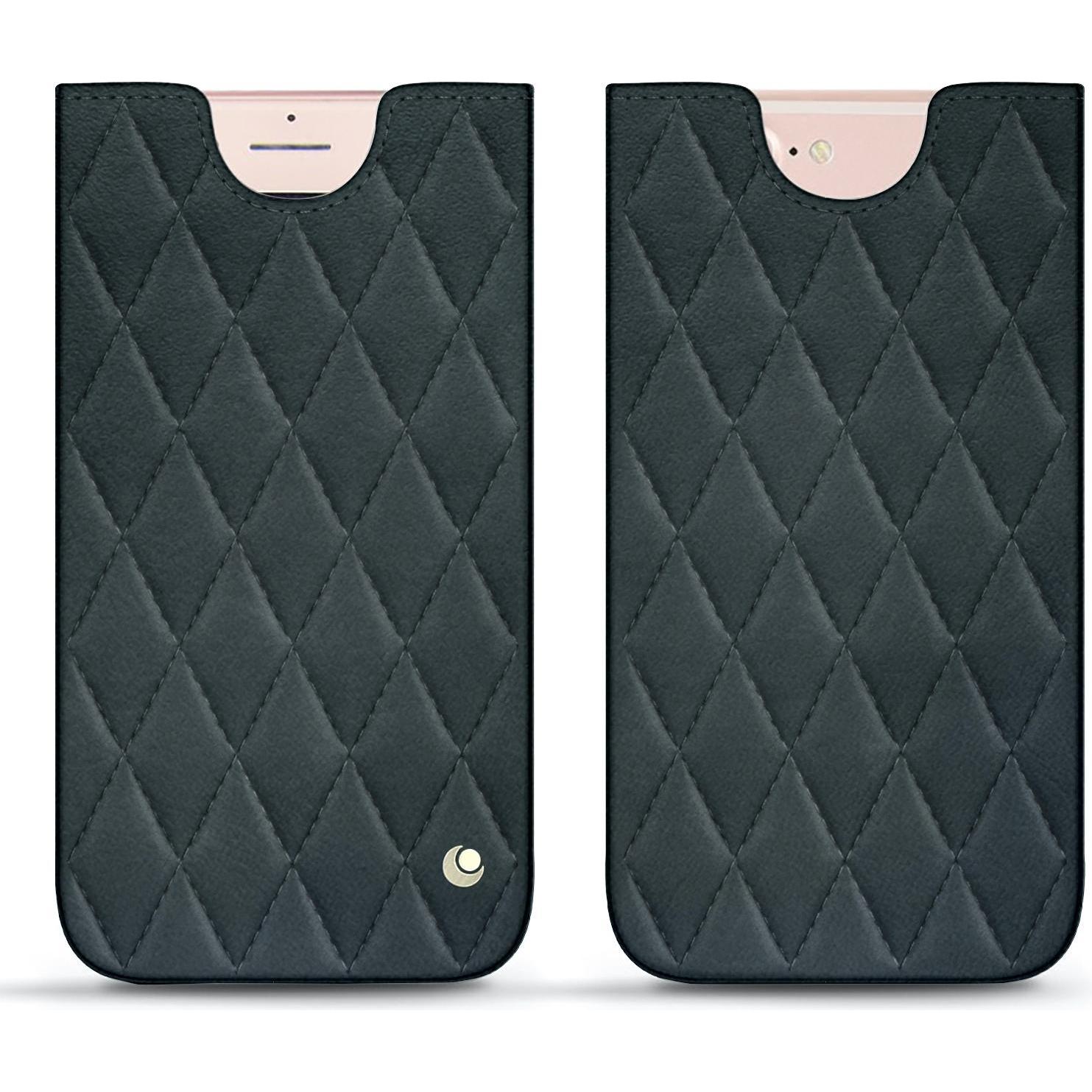 Noreve Lederschutzhülle (Apple iPhone 7 Plus), Smartphone Hülle, Blau