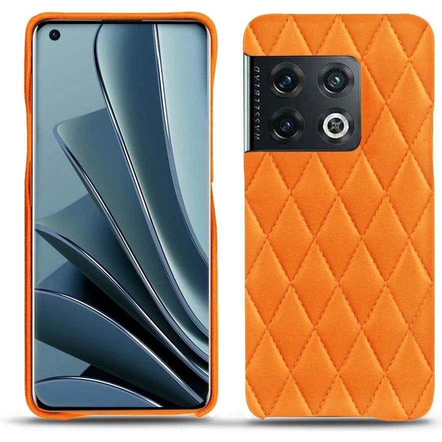 Noreve Lederschutzhülle (OnePlus 10 Pro), Smartphone Hülle, Orange