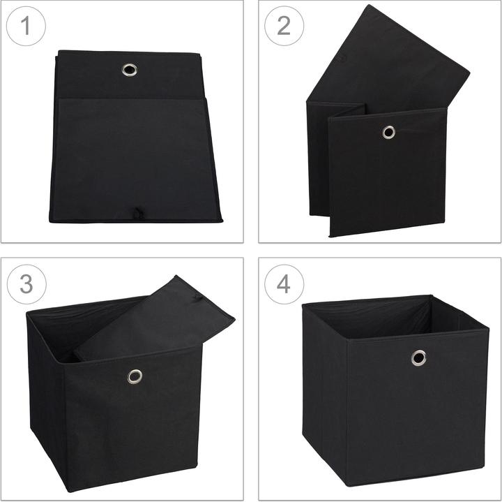 Actual product image Relaxdays Storage Box Set of 2 (30 cm, 9 l, 2x)