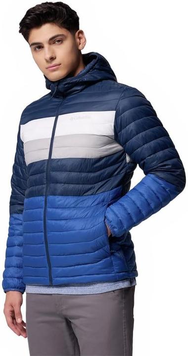 Actual product image Columbia Powder Pass Hooded Jacket, Mannen, Blauw, Jasje, maat: M (M)
