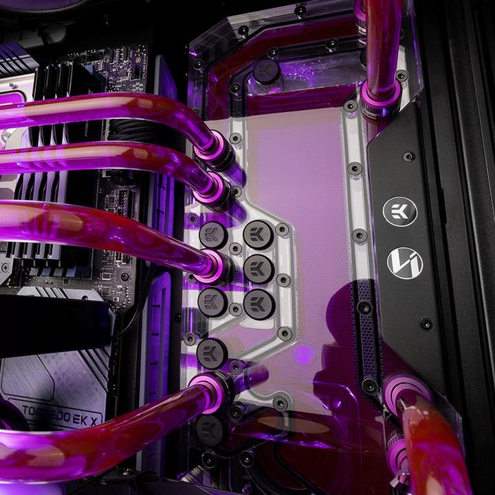Produktbild EKWB EK-Mana G2 PC-O11D EVO DDC D-RGB Distro Plate - acryl