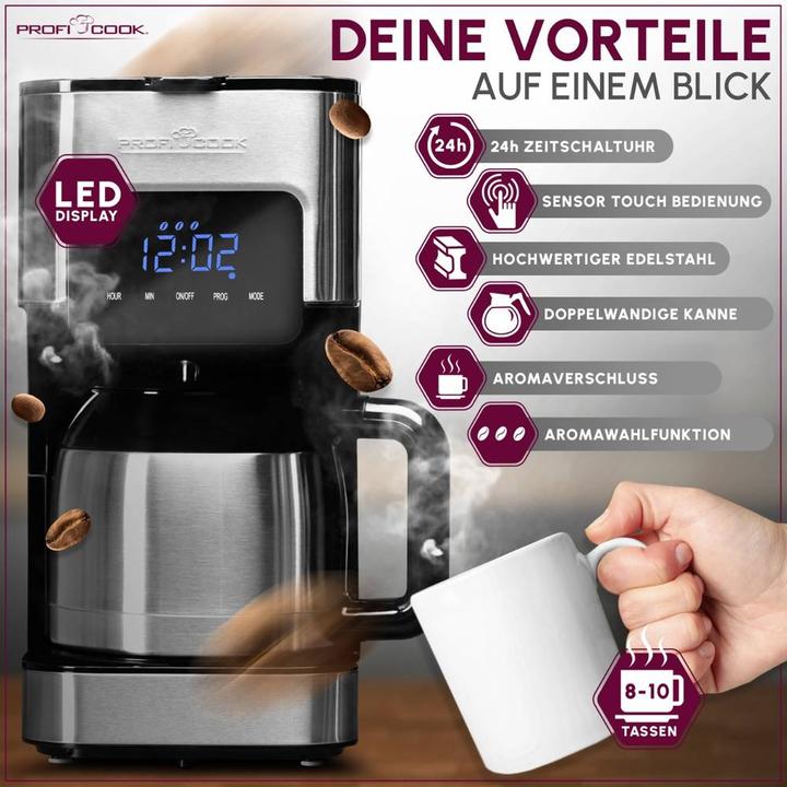 Produktbild Proficook Kaffeemaschine P 1191 Kaffeeautomat