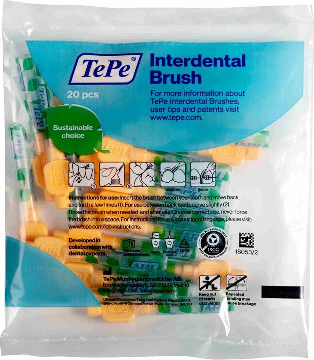 Image du produit TePe Interdentalbürsten Extra Soft Orange, 0,45 mm, ISO 1, sensitiv (0.45 mm)
