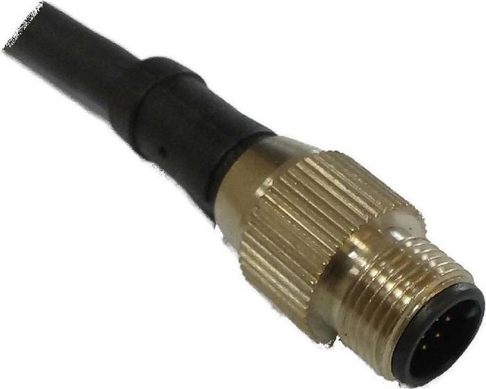 Productafbeelding RS PRO M12 Connector Mannelijk Recht, 12W, 2m