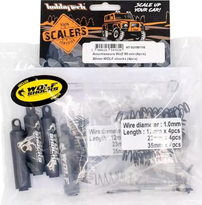 Actual product image Hobbytech Shock absorber Wolf 90 mm 4 pieces