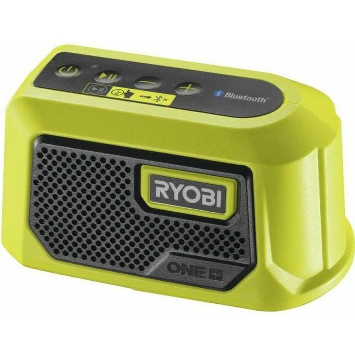 Ryobi Mini altoparlante Bluetooth (Batteria ricaricabile), Altoparlante Bluetooth