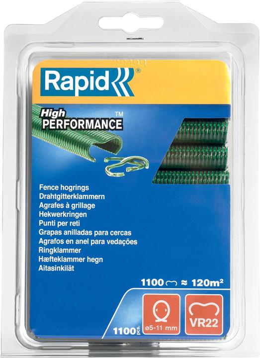 Image du produit Rapid VR22 Pince à anneaux pour clôture en vert (1100 x)