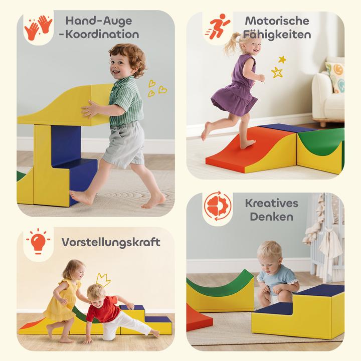 Produktbild Aiyaplay Schaumstoffbausteine Kunstleder, EPE Schaumstoff Gelb