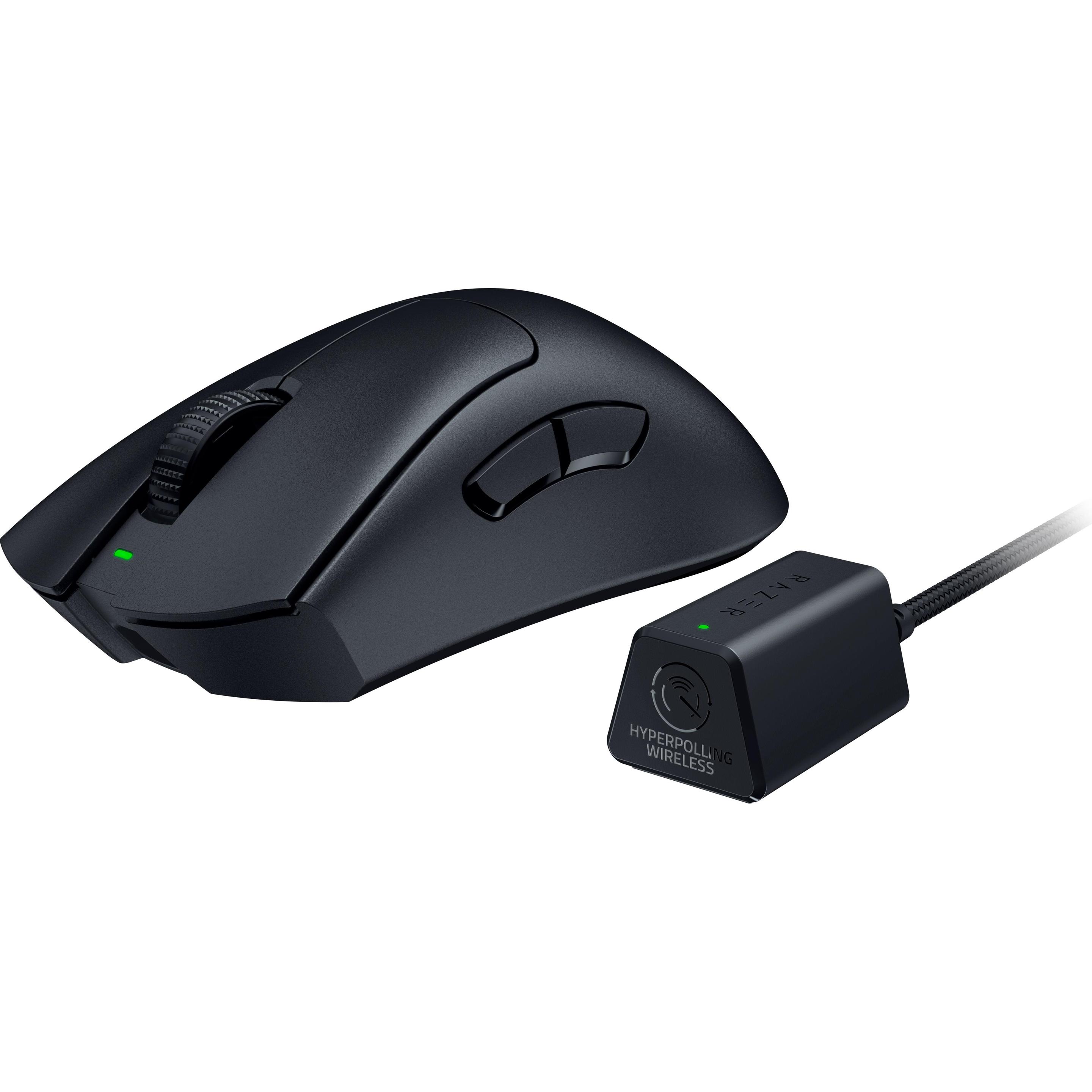 Razer DeathAdder V3 Pro (Kabellos, Kabelgebunden), Maus, Schwarz