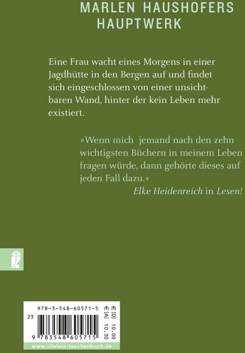 Produktbild Die Wand (Deutsch, Marlen Haushofer, 2004)