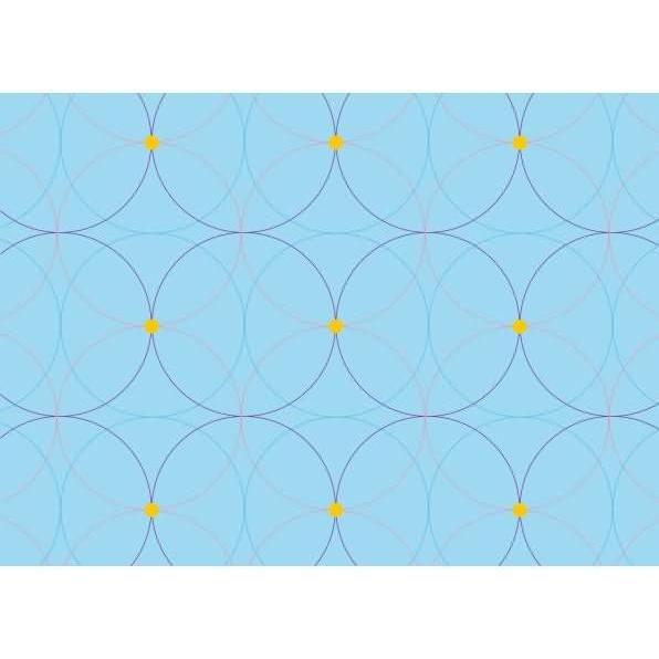 Ursus, Bastelpapier, Transparentpapier 115g/qm A4 VE=25 Blatt Zirkel türkis (115 g/m², 25 x)