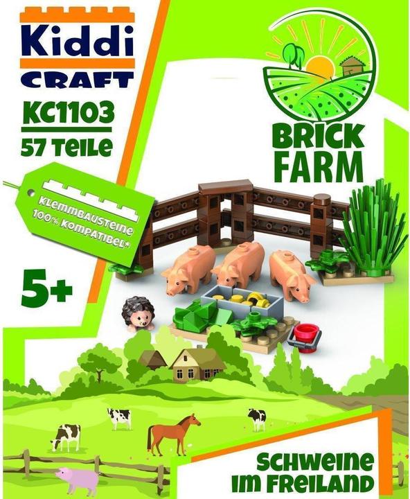 Kiddicraft Schweine im Freiland