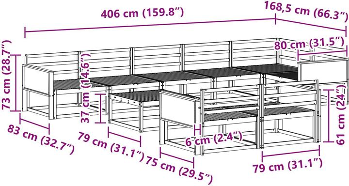 Immagine prodotto vidaXL Outdoor-Sofa
