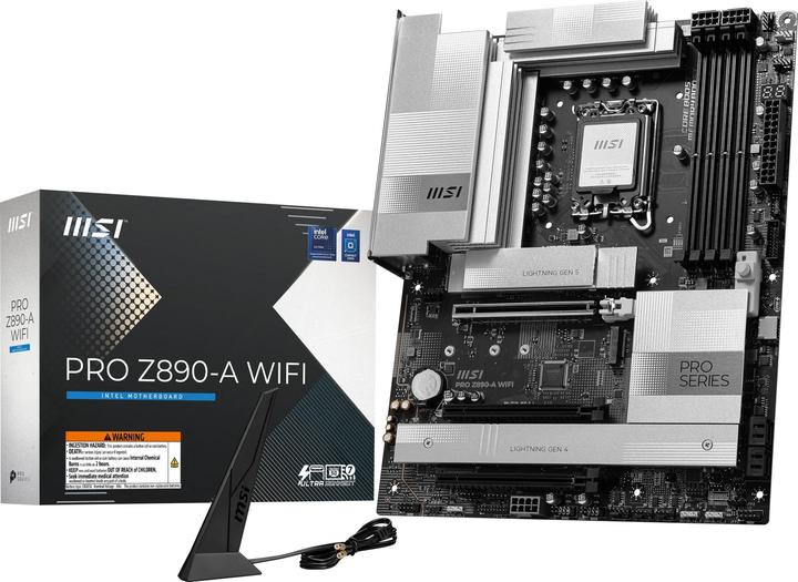 Image du produit MSI PRO Z890-A WIFI (LGA 1851, Intel Z890, ATX)