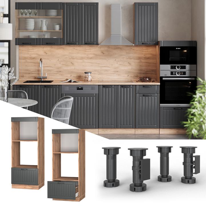 Produktbild Vicco Mikrowellenschrank Fame-Line (60 x 58.10 x 153.60 cm)